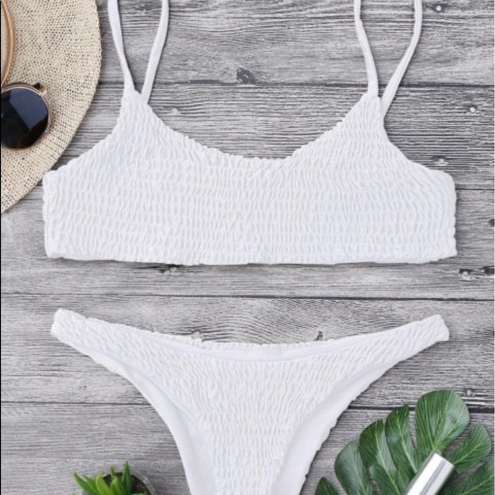 White bikini